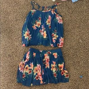 abercrombie two piece romper